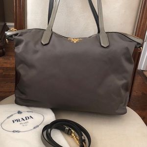 Prada nylon tote bag